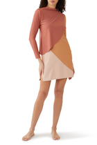 Cape Swim Dress