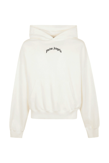 Curved Logo Hoodie