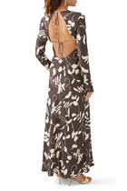 Faroe Maxi Dress in Eden Print