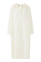 Long Sleeved Tie Front Midi Dress