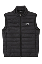 EA7 Logo Puffer Vest