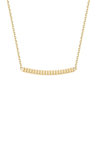  Quatre Grosgrain Pendant Necklace, 18k Yellow Gold