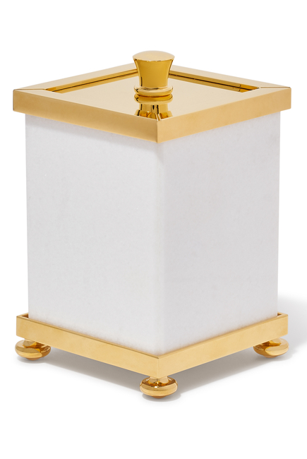 Marble Cotton Jar