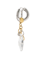 Dione Two-Tone Crystal Chandelier Drop Earrings