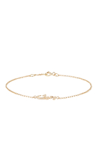 Bhebbak Diamond Dot Love Bracelet, 18k Yellow Gold & Diamonds