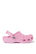 Kids Classic Glitter Clogs