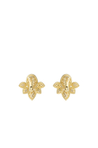 Vintage Serpent Bohème Earrings, 18k Yellow Gold & Diamonds