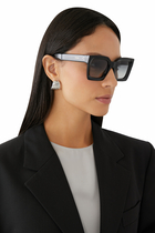 3 Dots Square Sunglasses