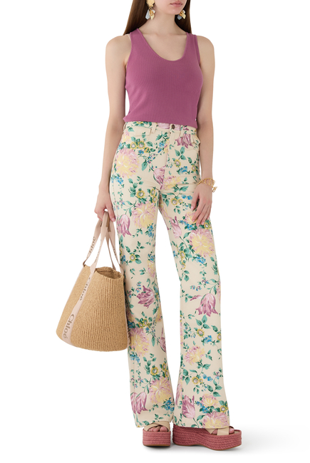 High-Rise Flared Jeans