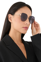 Bvlgari Bvlgari Rose Round Sunglasses