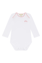 Kids Angel Wing Picot Long Sleeve Onesies Set
