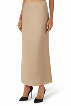 Noe Vietnamese Silk Slip Skirt