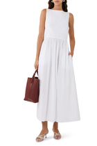 Tie Back Midi Dress