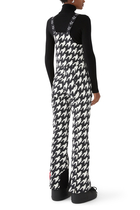 Houndstooth Bib Ski Suit