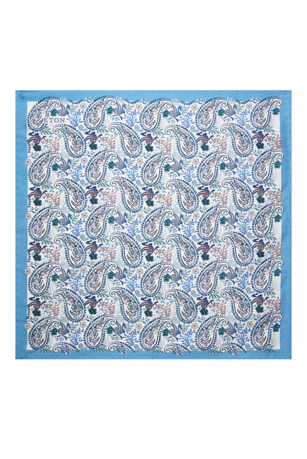 Paisley Silk Pocket Square