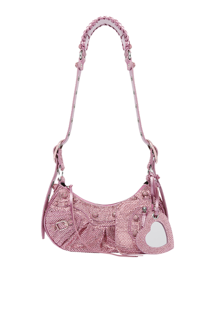 Le Cagole XS Shoulder Bag With Rhinestones