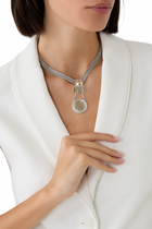 True Vision of the Heart Necklace,  Sterling Silver & 18k Yellow Gold