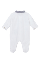 Baby Contrast Collar Bodysuit