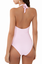 Cap Ferrat Ring Halterneck Swimsuit