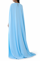 Draped Butterfly Gown