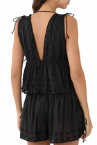 Anya Plunge V–Neck Coverup Top