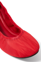Satin Ballet Flats