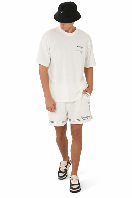 Logo Border Shorts