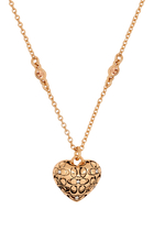 Signature Quilted Heart Locket Necklace