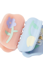 Kids Floral Acetate Claw Clips