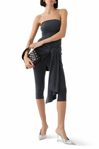 Pre-Styled Wrap Catsuit