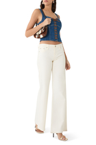 Nayeli Denim Corset Top