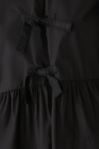 Peplum Tie Blouse
