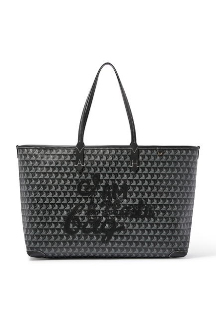 I Am a Plastic Bag Zipped Tote Bag