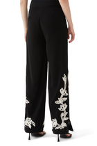 Daha Floral-Embroidered Pants