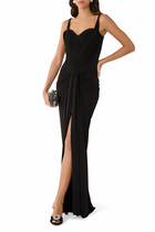 Nyx Jersey Sculpted Gown