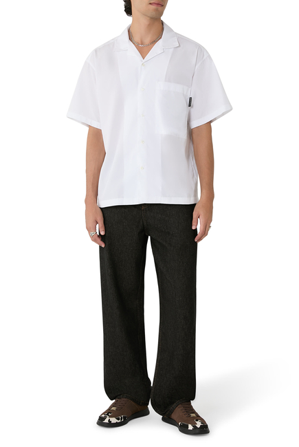 Curved-Logo Classic Shirt
