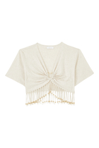 Cropped Embellished Top