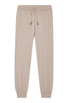 Stretch Cotton Piqué Sweatpants