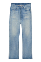 Selvedge Faded Light Denim Pants