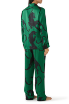 Lila Poiret Panther Pajama Set