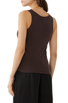 Organic Cotton Bateau Tank Top