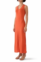 Viscose Rib Knit Dress