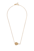 Padel Necklace, 18k Yellow Gold & Enamel
