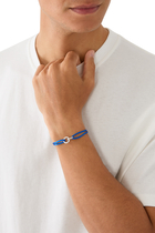 Element Bracelet, Sterling Silver & Korean Silk Cord