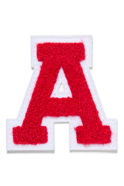 Kids 3" Chenille Varsity Letter A Patch