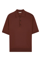 Super High Gauge Cotton Knit Polo