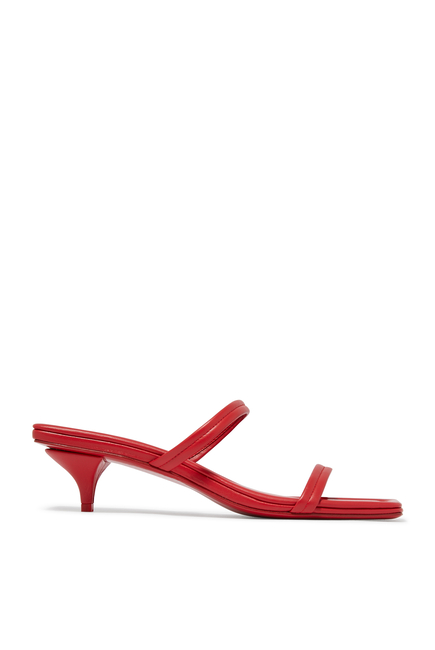Fine Strap 40 Kitten Heels