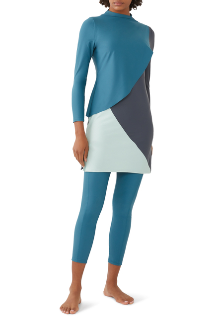 Cape Swim Dress