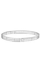 Avenues Choker, 18k White Gold Full Diamond