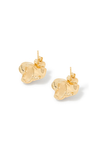 Dream Odyssey Earrings, 18K Yellow Gold Vermeil on Recycled Sterling Silver & Freshwater Pearl